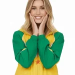 Hailey Bieber Marty Supreme Yelow Jacket
