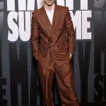 Marty Supreme 2026 Timothee Chalamet Brown Blazer