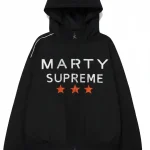 Marty Supreme Black Hooded Jacket
