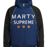Marty Supreme Classic Blue Warm Up Jacket
