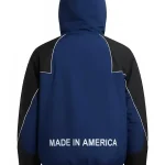 Marty Supreme Classic Blue Warm Up Jacket Back