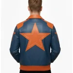 Marty Supreme Classic Leather Bomber Jacket Back