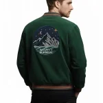 Marty Supreme Green Bomber Jacket Back