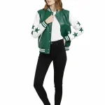 Marty Supreme Green Varsity Jacket