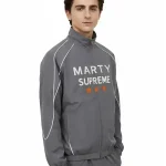 Marty Supreme Grey Track Jacket