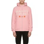 Marty Supreme Hooded Pink Jacket