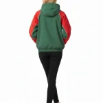 Marty Supreme Mexico Green And Red Hooded Jacket Back