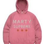 Marty Supreme Pink Pullover Hoodie