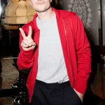 Marty Supreme Premiere Josh Hutcherson Red Cotton Jacket