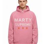 Marty Supreme Pullover Pink Hoodie