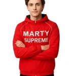 Marty Supreme Red Hooded Jacket