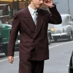 Marty Supreme Timothee Chalamet Blazer Brown