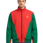 Marty Supreme Timothee Chalamet Green and Red Jacket