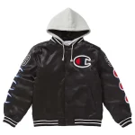 Supreme FW18 Black Champion Hooded Jacket