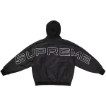 Supreme Stadium Black Hooded Jacket Back