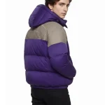 Timothee Chalamet Marty Supreme Puffer Purple Jacket