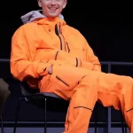 Timothée Chalamet Marty Supreme Track Jacket Orange