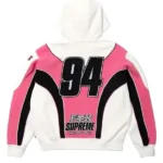 Supreme Fox Racing Hooded Pink Hoodie Back