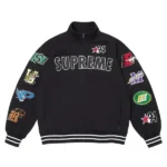 Supreme Mascots Zip Up Black Jacket