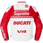Supreme Motorcycle Leather Jacket Back