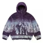 Supreme Purple Simon Reversible Hoodie
