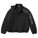 Supreme Back cotton Spellout Embroidered Track Jacket