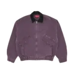 Supreme Collar Utility Leather Jacket