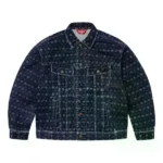 Supreme Flocked Blue Jacket