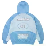 Supreme Football Fastening Sky Blue Hoodie