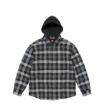 Supreme Plaid Waffle Black Jacket