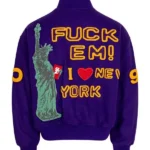 Supreme Tourist Varsity Purple Jacket