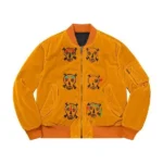 Supreme X Clayton Patterson Orange Bomber Jacket