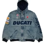 Supreme X Ducati Denim Hoodie
