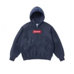 Supreme Box Logo Blue Hoodie