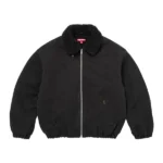 Supreme Faux Lined Black Jacket