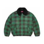 Supreme Faux Green Lined Jacket