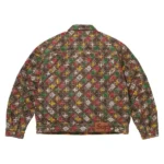 Supreme Overprint Jacquard Brown Jacket