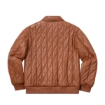 Supreme Quilted Studded Leather Jacket