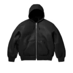 Supreme Schott Black Hooded Jacket