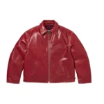 Supreme Schott Distressed Red Jacket