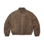 Supreme Swarovski Studded Brown Jacket