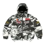 Supreme Vanson Down Snow Camo Jacket