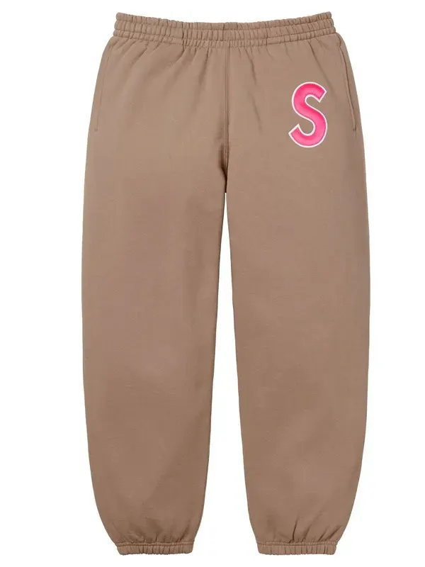 Supreme Brown S Logo Trouser | Supreme Trouser