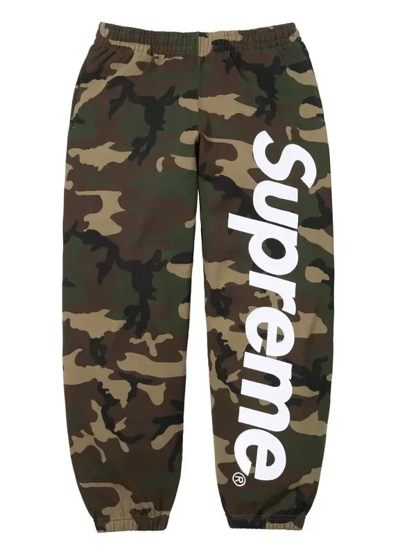 Supreme Satin Applique Print Trouser